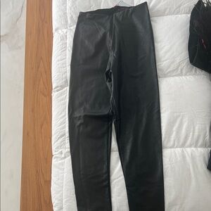 Commando Black Leatherette Leggings
